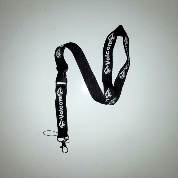 Volcom Black One Size Lanyard & Vaccine Card Holde - Picture 2 of 7